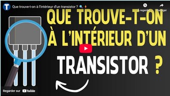Que trouve-t-on à l’intérieur d’un transistor ?