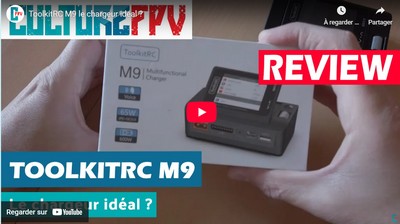 Vidéo ToolkitRC M9 le chargeur idéal ?.