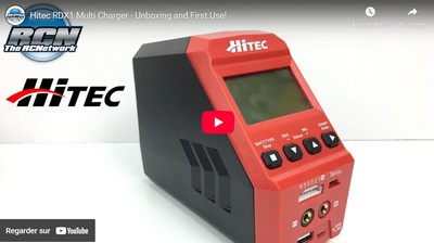 Vidéo Chargeur HITEC Multicharger X1 RED.