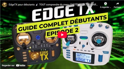 EdgeTX pour débutants 📡 TOUT comprendre du menu SYSTÈME : SETUP, HARDWARE et options.