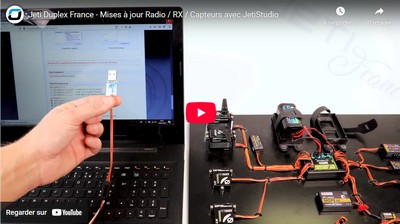 Jeti Duplex France - Mises à jour Radio / RX / Capteurs avec JetiStudio.