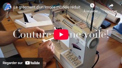 Le gréement d'un Imoca modèle réduit + couture voile: