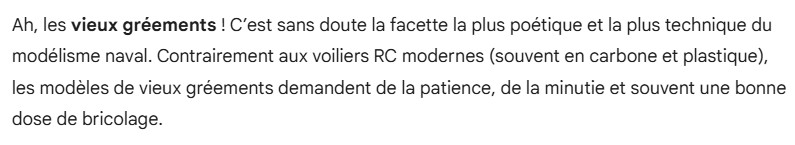 Les vieux gréements